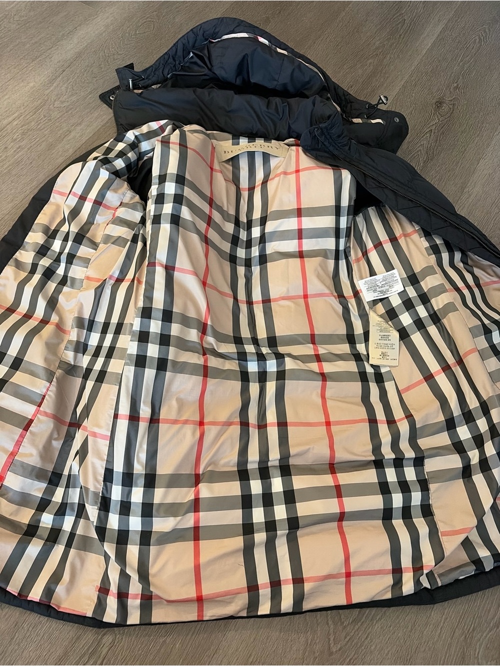 Burberry Lined Coat with Classic‎ Check nova check